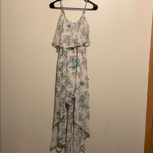 Cute high low floral dress